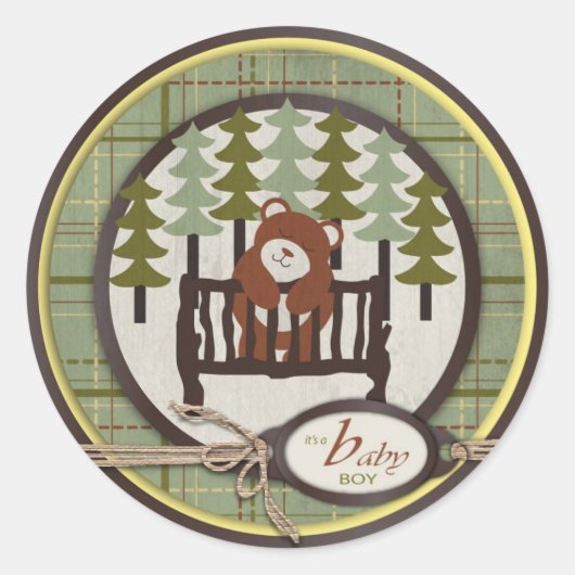 Außenaufkleber Runder Aufkleber (Vorderseite)