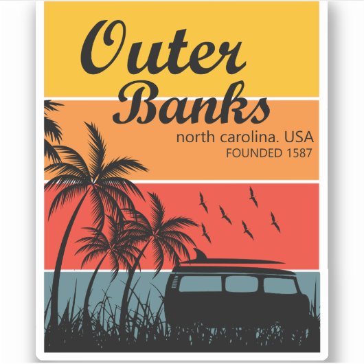 Außenbänke Aufkleber (Vorderseite)