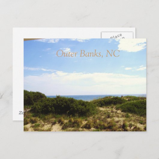 Außenbänke, NC Postkarte (Vorne/Hinten)