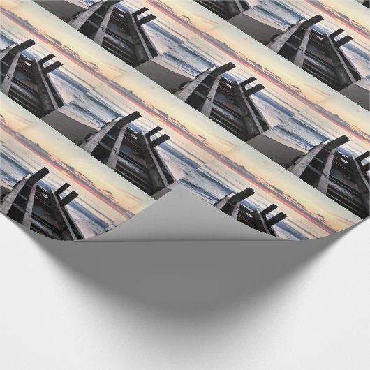 Außenbänke, North Carolina Geschenkpapier (Ecke)