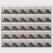 Außenbänke, North Carolina Geschenkpapier (Flach)