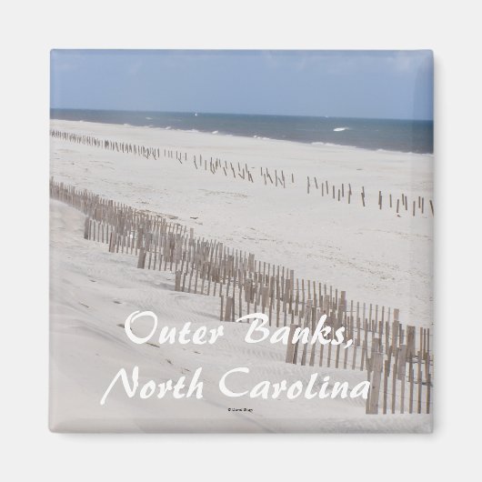 Außenbänke, North Carolina Magnet (Vorne)
