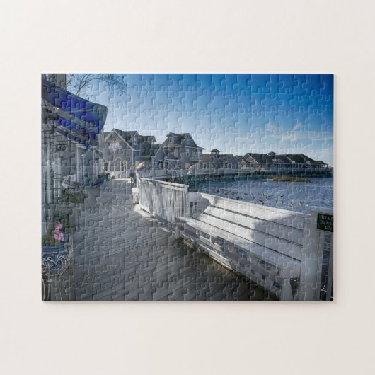 Außenbänke North Carolina. Puzzle (Horizontal)