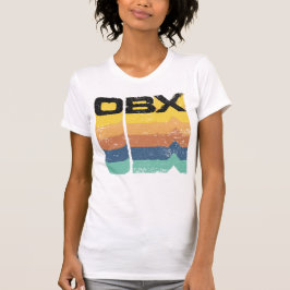 Außenbänke OBX-Regenbogenstapel T-Shirt
