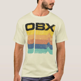 Außenbänke OBX-Regenbogenstapel T-Shirt