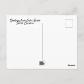 Außenbänke, Postkarte North Carolina (Rückseite)