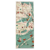 Außenbänke Vintage Karte Weinbeutel Geschenktüte Für Weinflaschen (Rückseite)