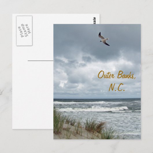 Außenbanken 2 postkarte (Vorne/Hinten)