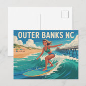 Außenbanken NC Postkarte (Vorne/Hinten)