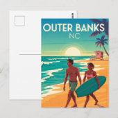 Außenbanken NC Postkarte (Vorne/Hinten)
