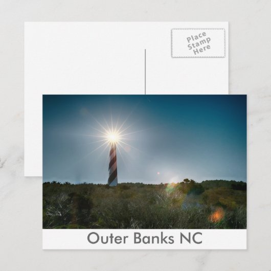 Außenbanken NC Postkarte (Vorne/Hinten)