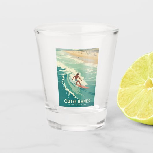 Außenbanken NC Schnapsglas (Vorderseite)