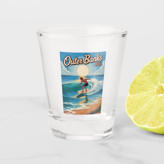 Außenbanken NC Schnapsglas (Vorderseite)