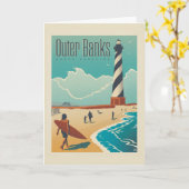 Außenbanken | North Carolina Karte (Gelbe Blume)