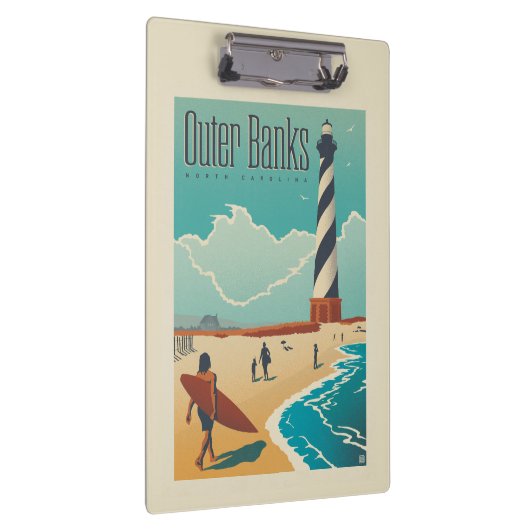 Außenbanken | North Carolina Klemmbrett (Rechts)