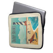 Außenbanken | North Carolina Laptopschutzhülle (Vorderseite Links)