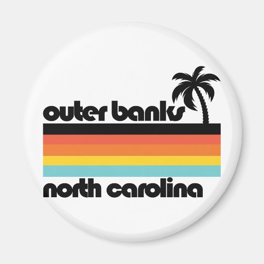 Außenbanken North Carolina Magnet (Vorne)
