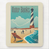 Außenbanken | North Carolina Mousepad (Vorne)