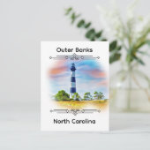 Außenbanken North Carolina Postkarte (Stehend Vorderseite)