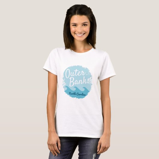 Außenbanken North Carolina T - Shirt (Vorne ganz)