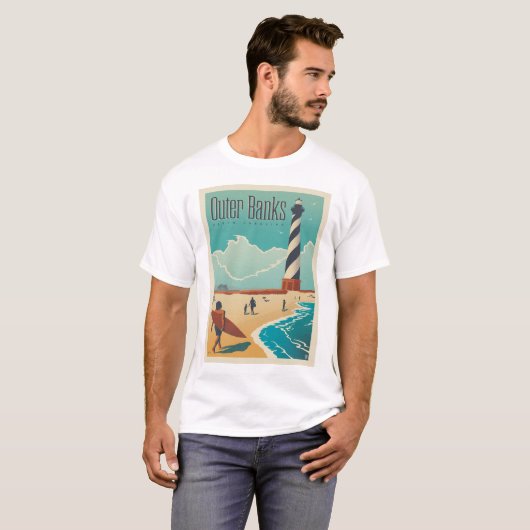 Außenbanken | North Carolina T-Shirt (Vorne ganz)
