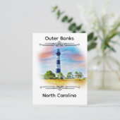 Außenbanken North Carolina T - Shirt Postkarte (Stehend Vorderseite)