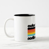 Außenbanken North Carolina Zweifarbige Tasse (Links)