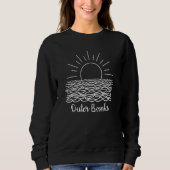 Außenbanken Souvenir oder Gruppenurlaub Sweatshirt (Vorderseite)