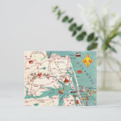 Außenbanks Kitty Hawk Postkarte (Stehend Vorderseite)