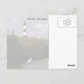Außenbanks Leuchtturm Postkarte (Rückseite)