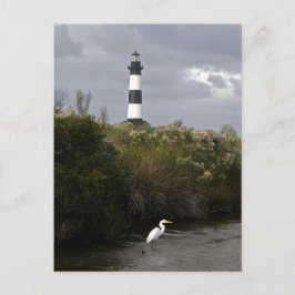 Außenbanks Leuchtturm Postkarte