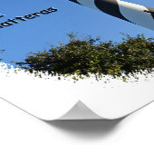 Außenbanks Leuchtturmposter Poster (Ecke)