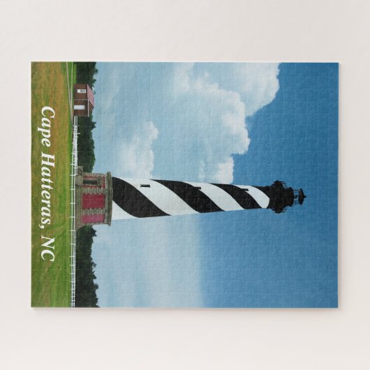 Außenbanks NC Leuchtturm Cape Hatteras Puzzle (Horizontal)