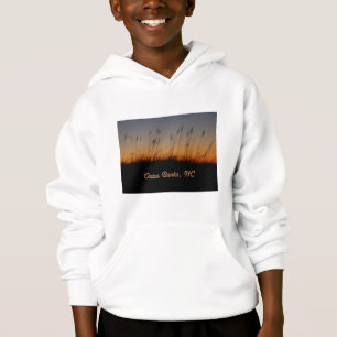 Außenbanks NC Seeziegen und Dünen bei Sonnenunterg Hoodie
