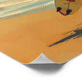 Außenbanks NC Vintage Travel Poster (Ecke)