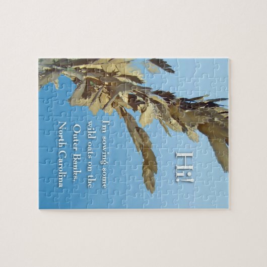 Außenbanks North Carolina Wilde Hafer Puzzle (Horizontal)