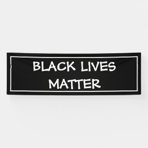 Außenbanner - Black Lives Matter Banner