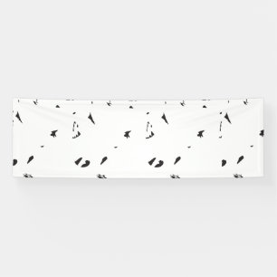 Außenbanner mit Metallkrümeln Banner