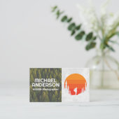 Außenbereich | Hiker-Logo | Forst Visitenkarte (Stehend Vorderseite)