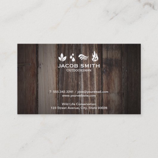 Außenbereich II Visitenkarte (Vorderseite)