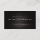 Außenbereich | Wein | Holzschnitt | Weinberg Visitenkarte (Rückseite)