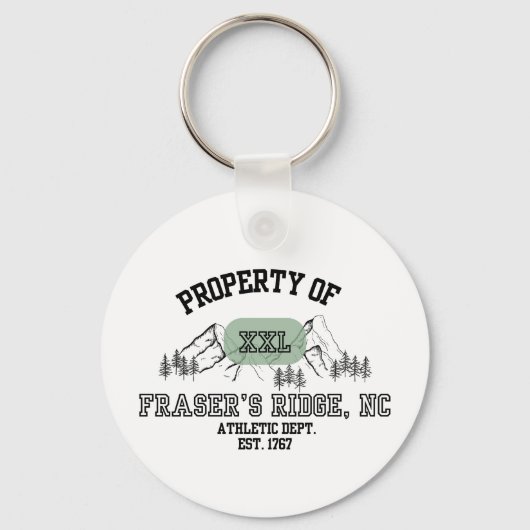 Außenbesitz von Fraser's Ridge Schlüsselanhänger (Vorderseite)