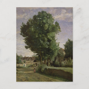 Außenbezirke eines Dorfes in der Nähe von Beauvais Postkarte