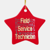 Außendiensttechniker Keramik Ornament (Hinten)