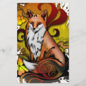 Außenfuchs Briefpapier (Vorderseite)