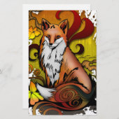 Außenfuchs Briefpapier (Vorne/Hinten)