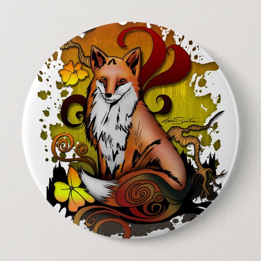 Außenfuchs Button (Vorderseite)