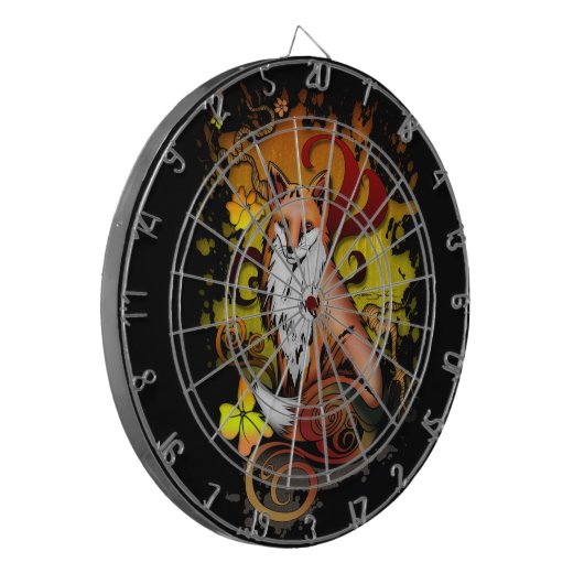 Außenfuchs Dartscheibe (Vorderseite Links)