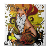 Außenfuchs Fliese (Vorderseite)