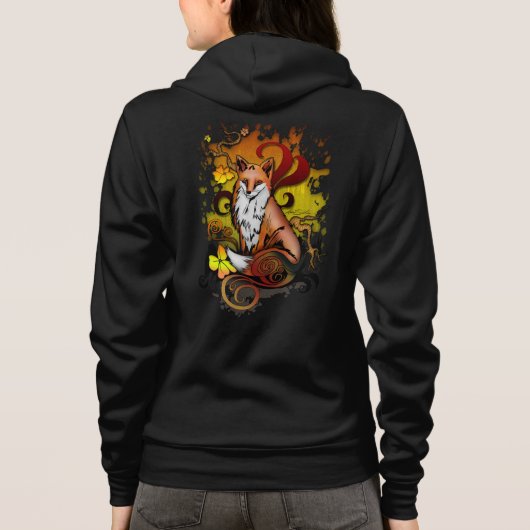 Außenfuchs Hoodie (Rückseite)